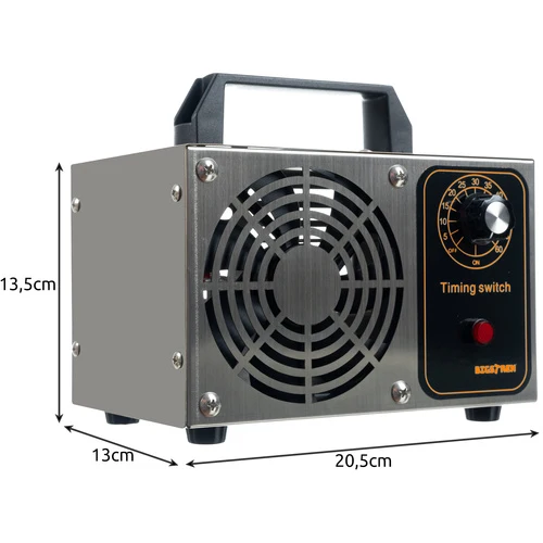 Ozon Generator, bærbar, til rensning af rum og biler – 20.000 mg/h