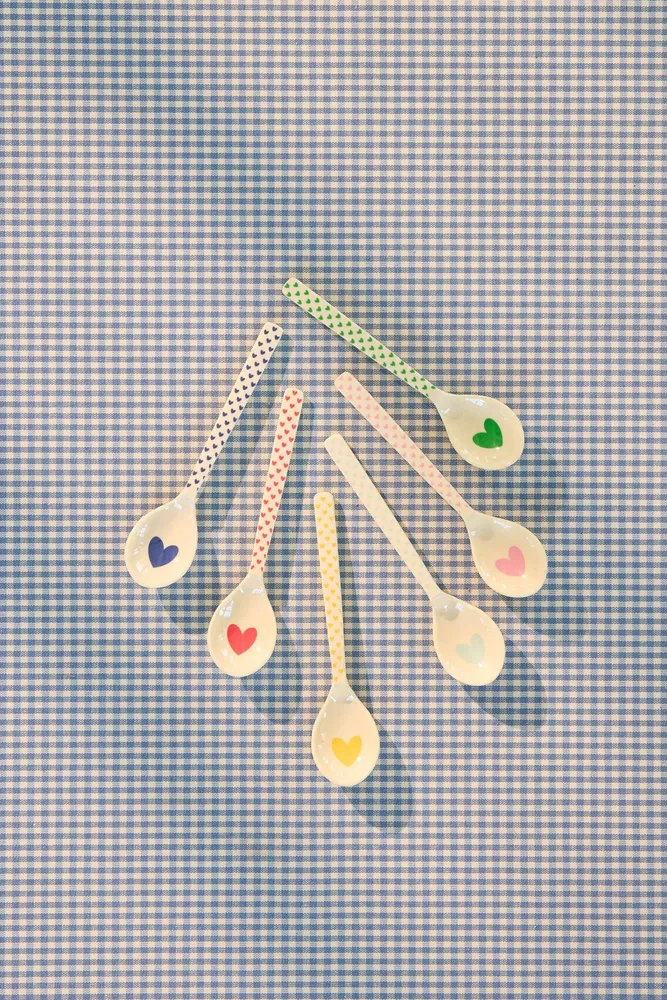 Teske - Mint - Favorite Hearts Print