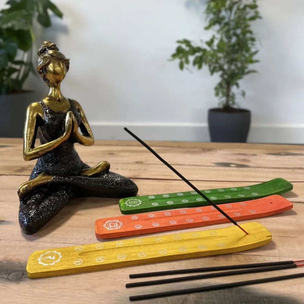 Røgelsesholder Sæt Chakra Askeopsamlere 7 Designs