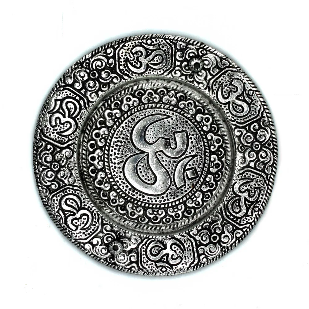 Røgelsesholder Poleret Aluminium Om Rund 11cm