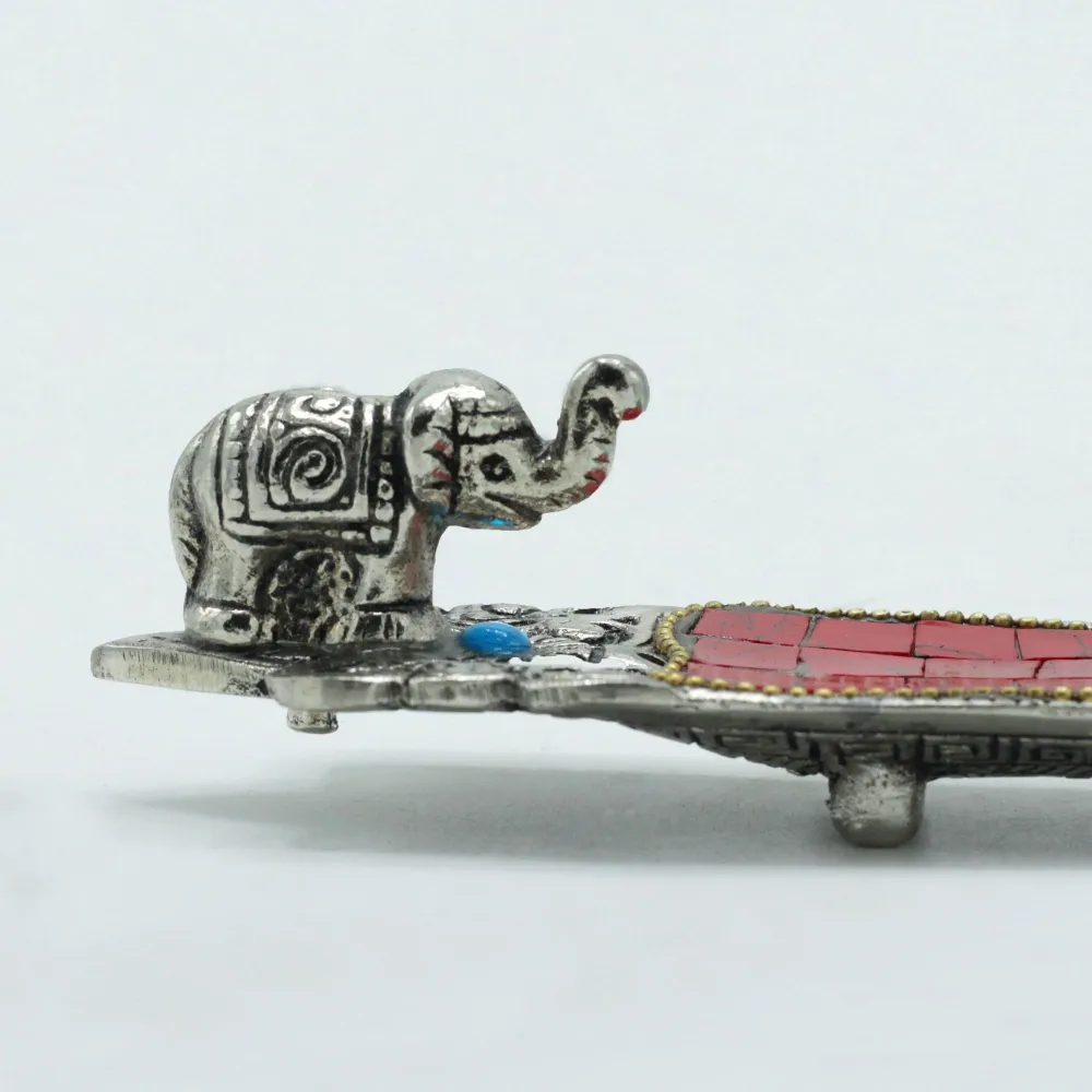 Røgelsesholder Tibetansk Elefant Keramik