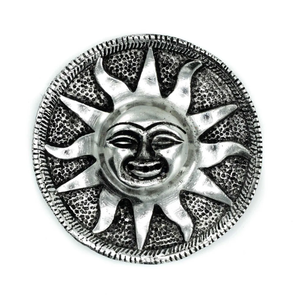 Røgelsespindholder Sol Design Poleret Aluminium 9cm