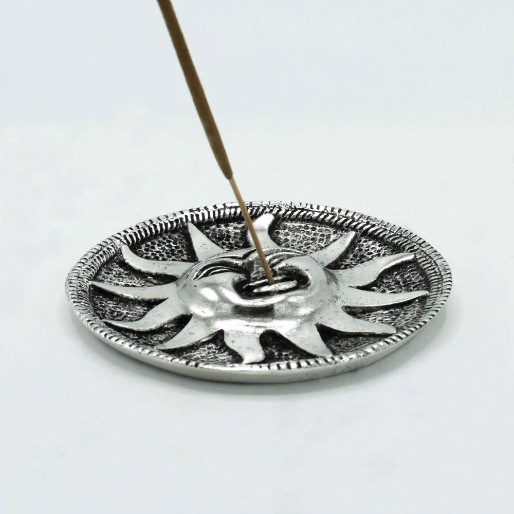 Røgelsespindholder Sol Design Poleret Aluminium 9cm