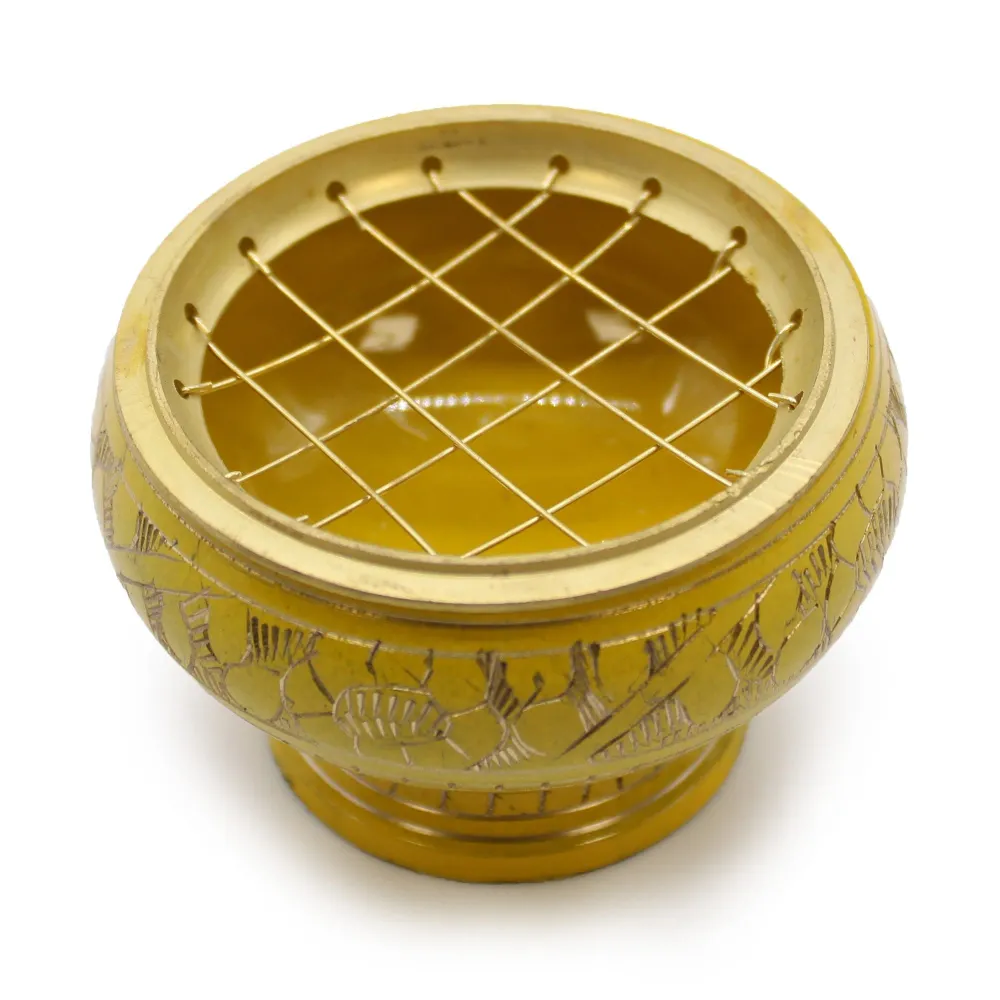 Trækul Røgelsesbrænder Krukke, Solar Plexus Chakra