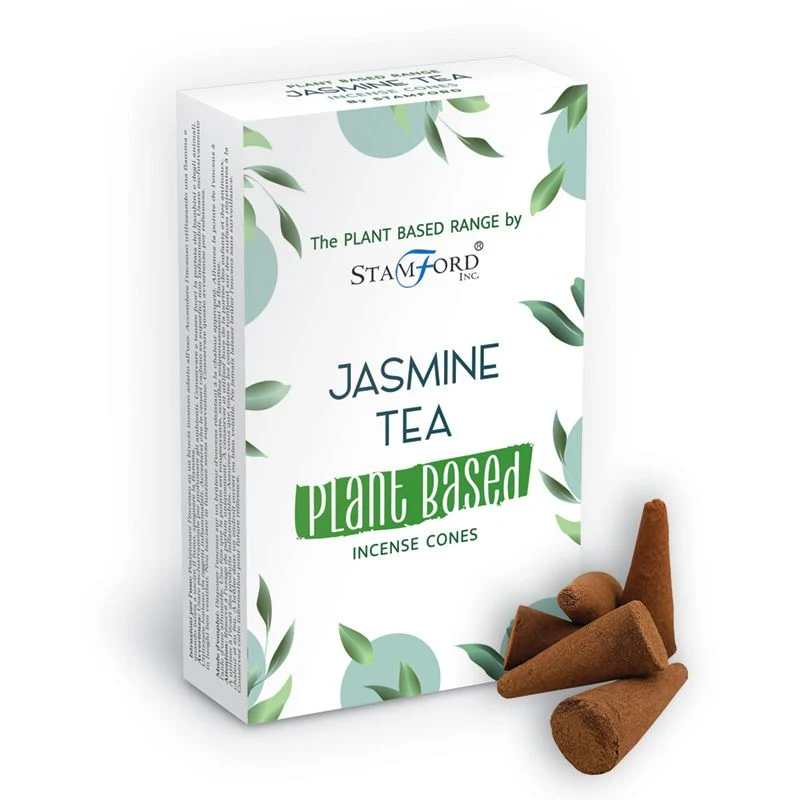 Jasmin te røgelseskegler plantebaserede 12 kegler