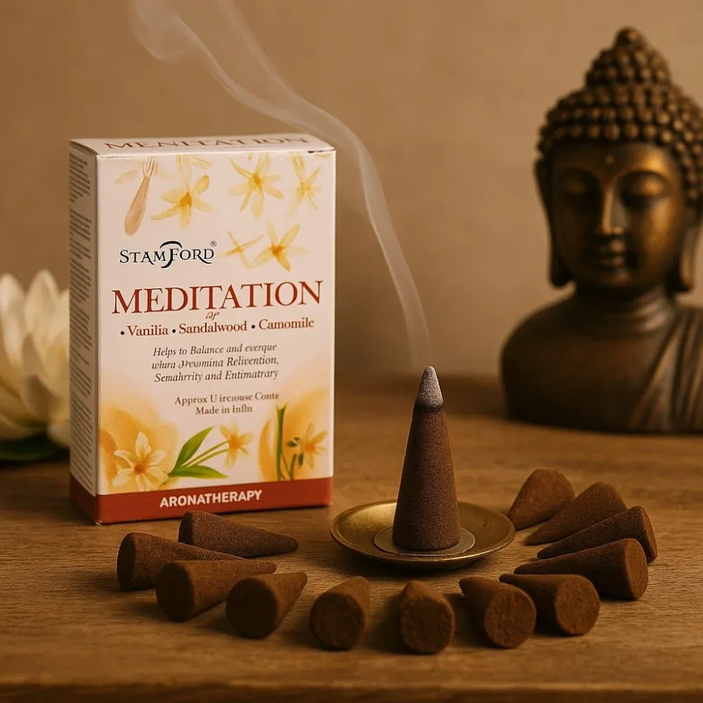 Meditationsrøgelseskegler 15 Pak Stamford