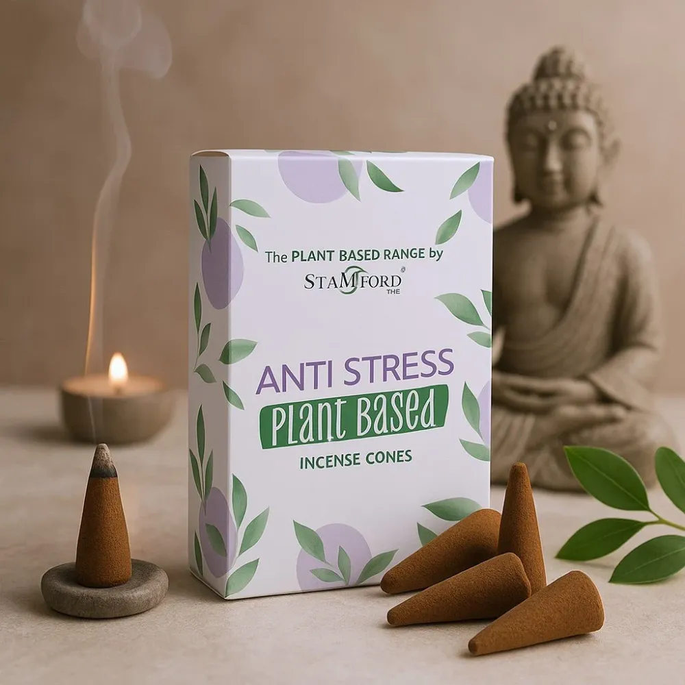Røgelseskegler Anti Stress Plantebaserede 12 Kegler