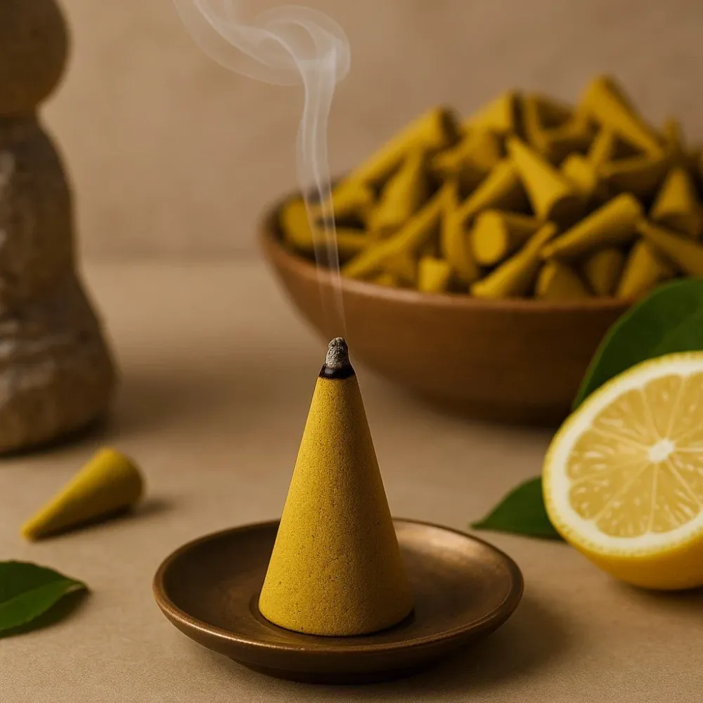 Røgelseskegler Citron Pakke Med 850