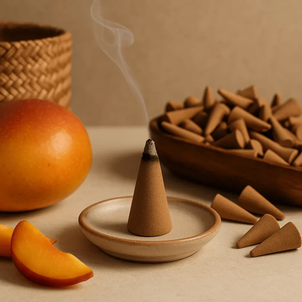 Røgelseskegler Fersken Mango 850 Stykker