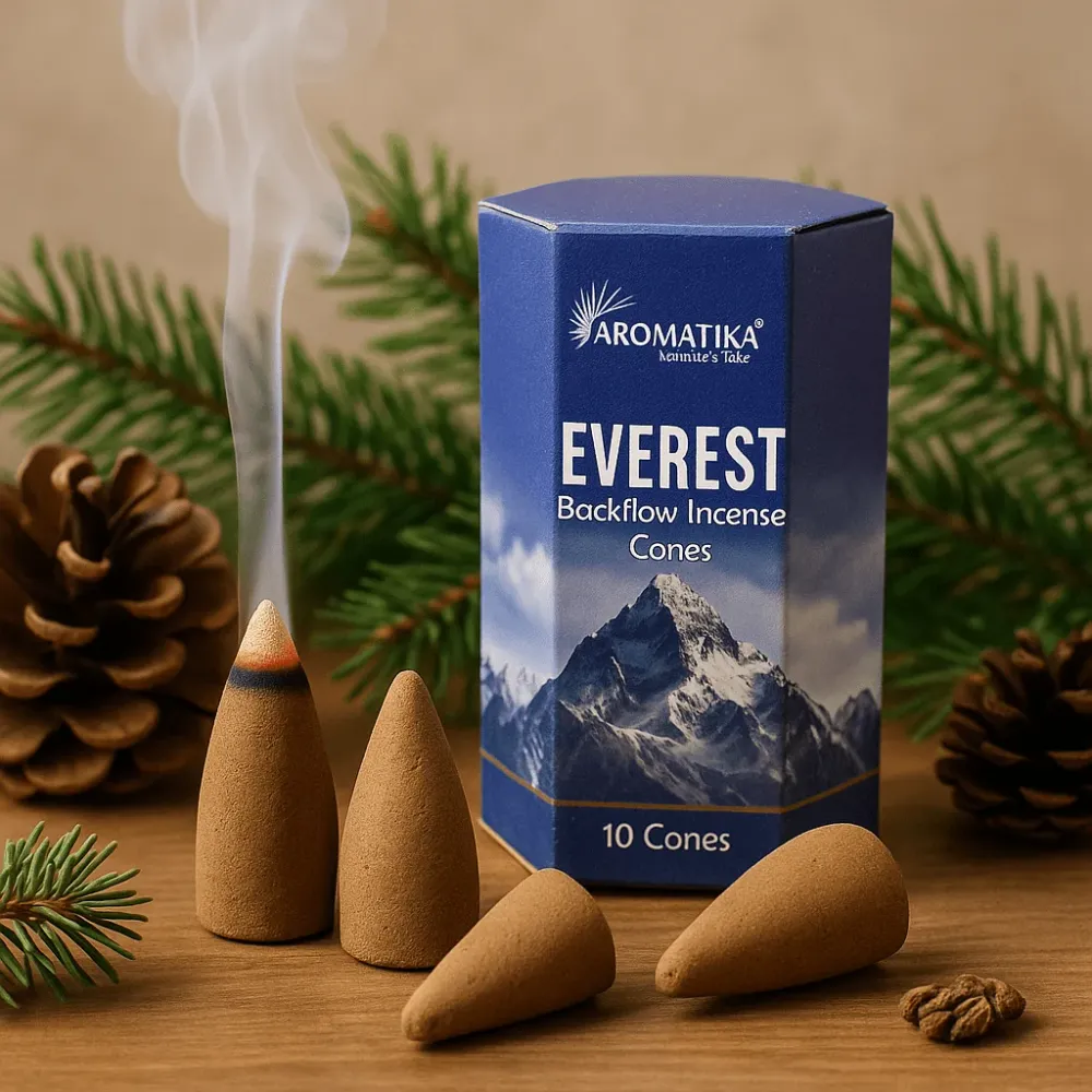 Tilbageflow Røgelseskegler Masala Everest 10 Kegler Aromatika