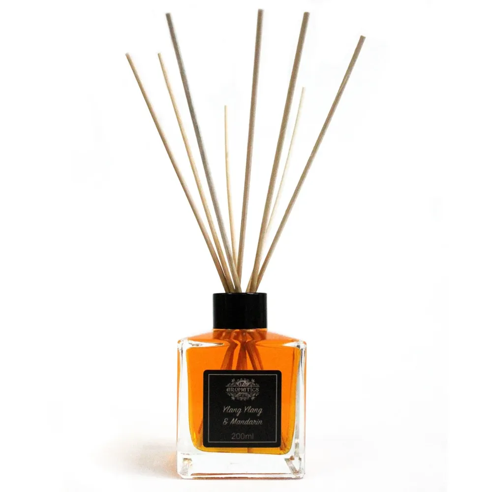 Duftspreder med rør Ylang Ylang og Mandarin æterisk olie