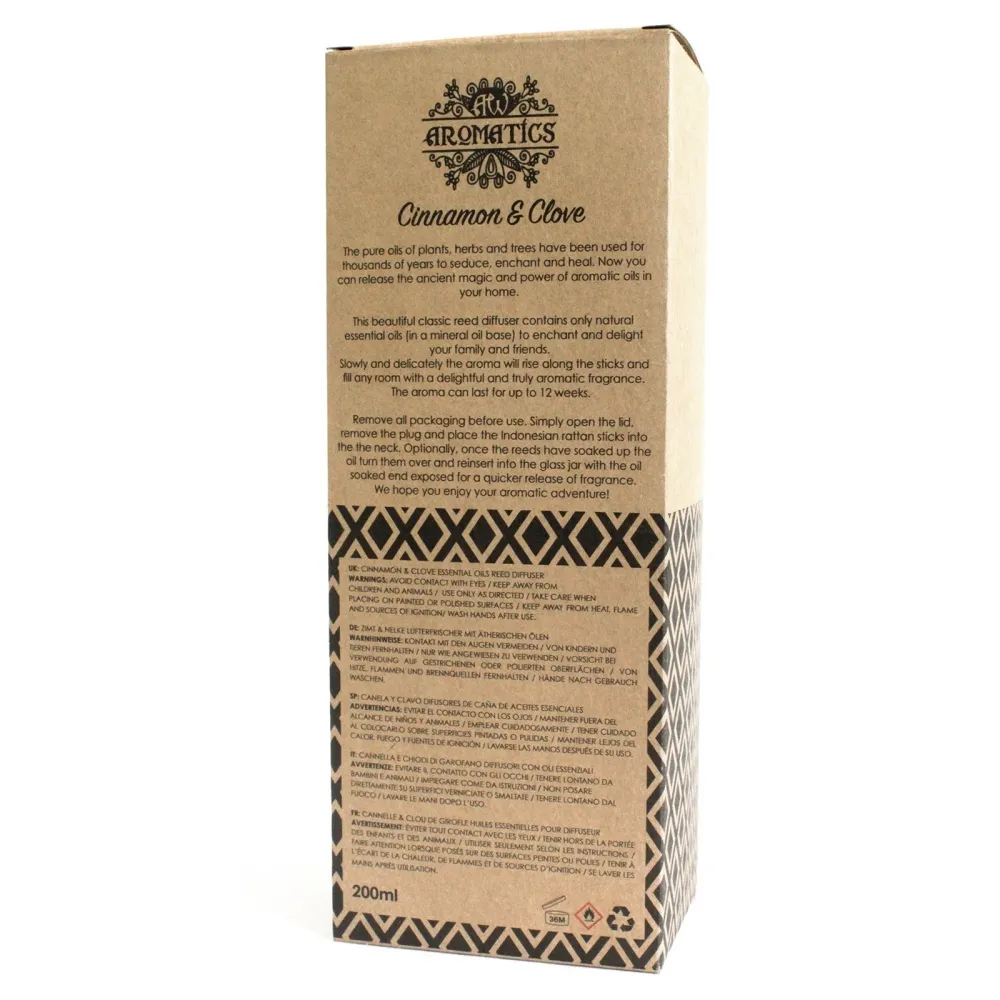 Kanel Nellike Rør Diffuser 200ml