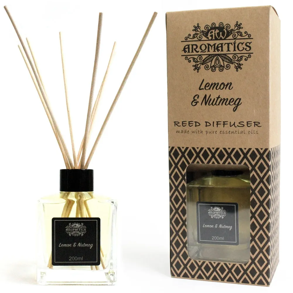 Reed Diffuser Citron og Muskatnød 200ml