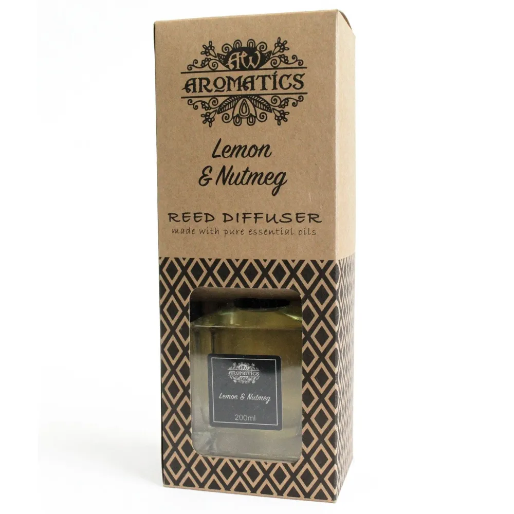 Reed Diffuser Citron og Muskatnød 200ml
