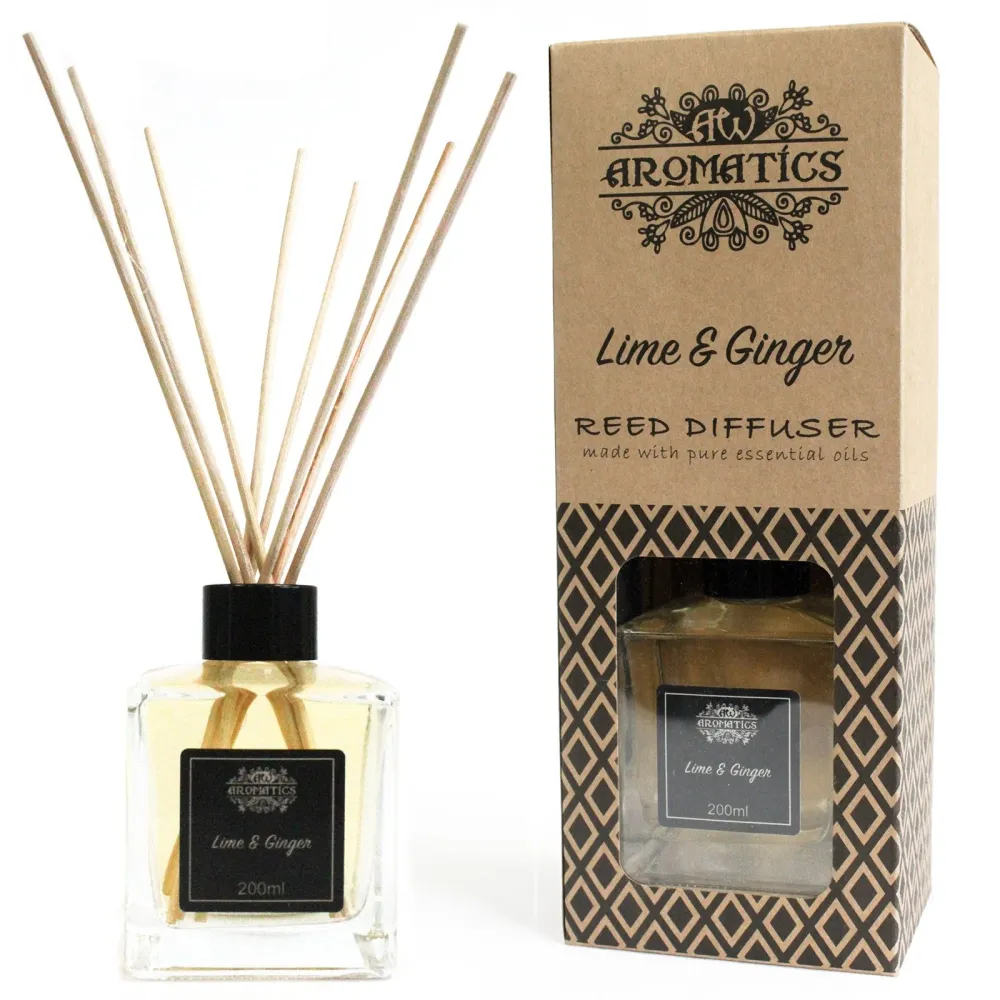 Reed Diffuser Lime og Ingefær 200ml