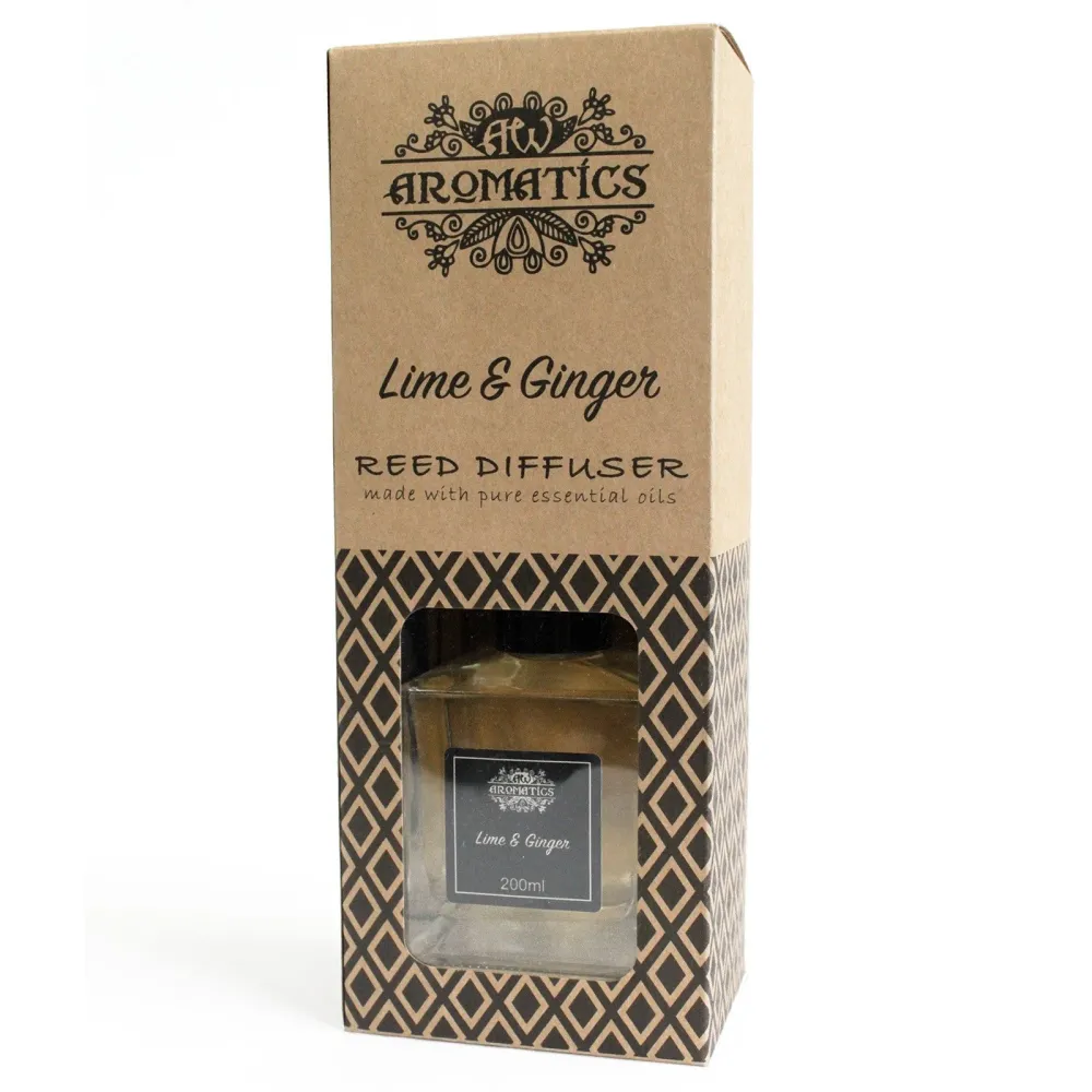 Reed Diffuser Lime og Ingefær 200ml