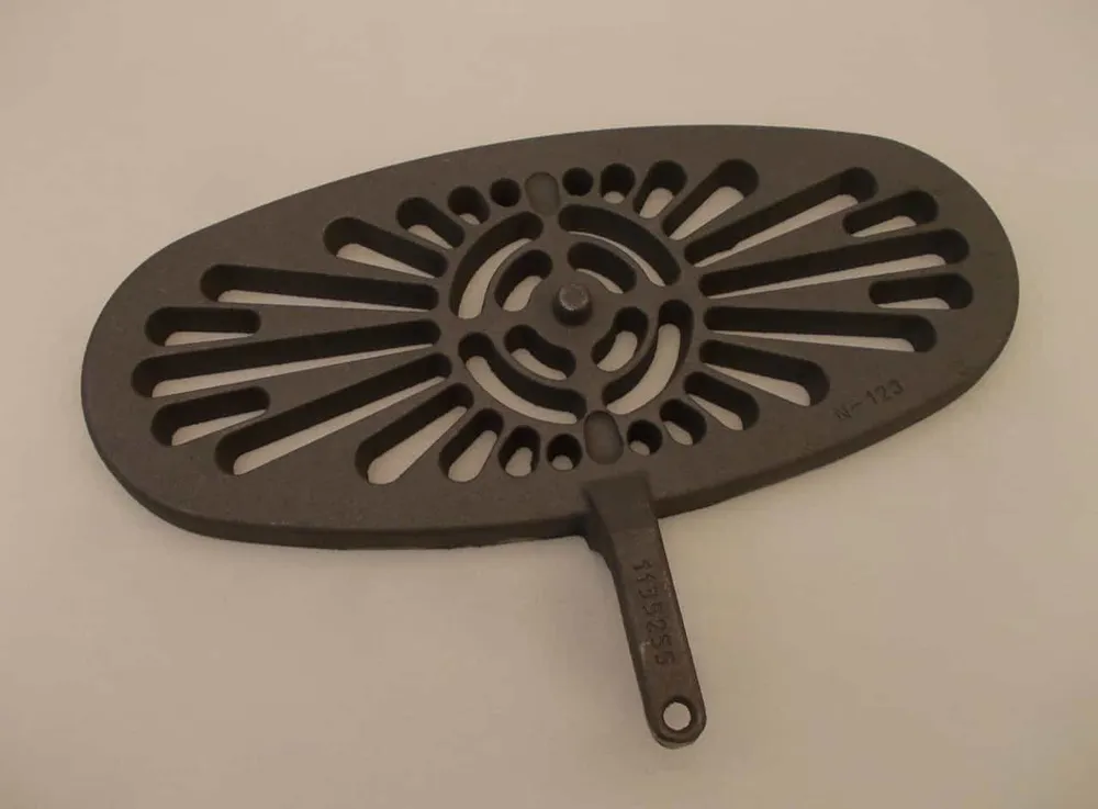 Oval vibrerende rust 16x36 cm Ascher East Cast Rust Fire Frost