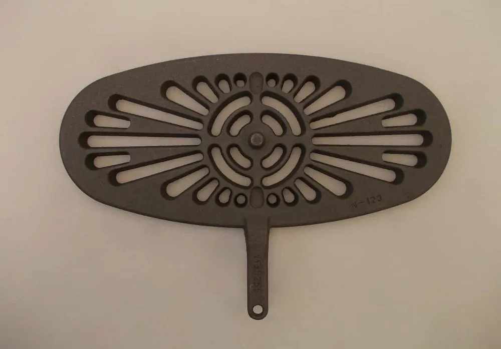 Oval vibrerende rust 16x36 cm Ascher East Cast Rust Fire Frost