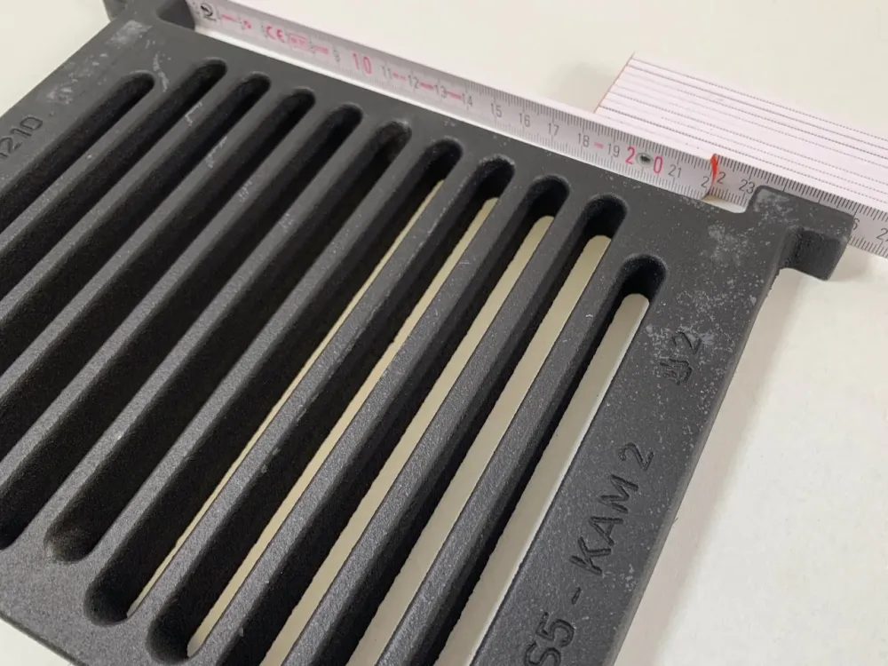 Ovn rist 17,5 x 23 cm som en sammenfoldning til foldning af skorstenstativet