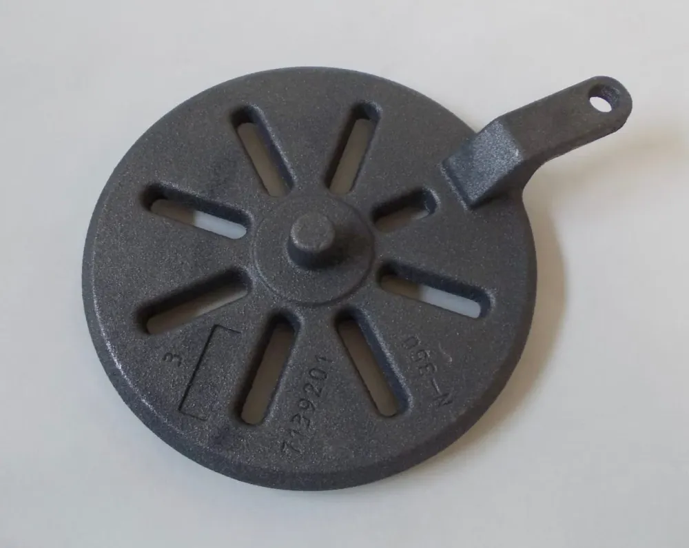 Rüttel rist omkring 15,5 cm ildstativ kastet rist Central