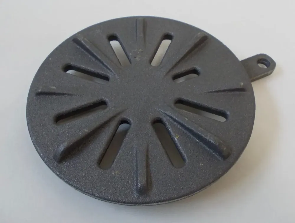 Rüttel rist omkring 15,5 cm ildstativ kastet rist Central