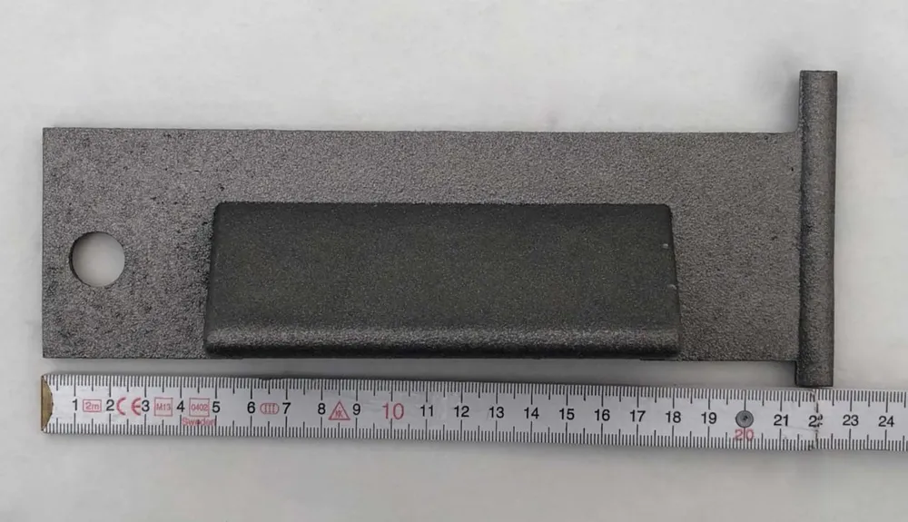 Stehrost 9x22,5 cm, indre dør til flisebelagt komfur ortrand opvarmningsindsats