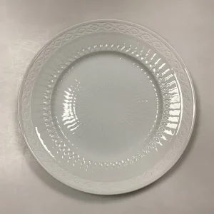 Royal Copenhagen Hvid Vifte Rundt Fad No. 11512