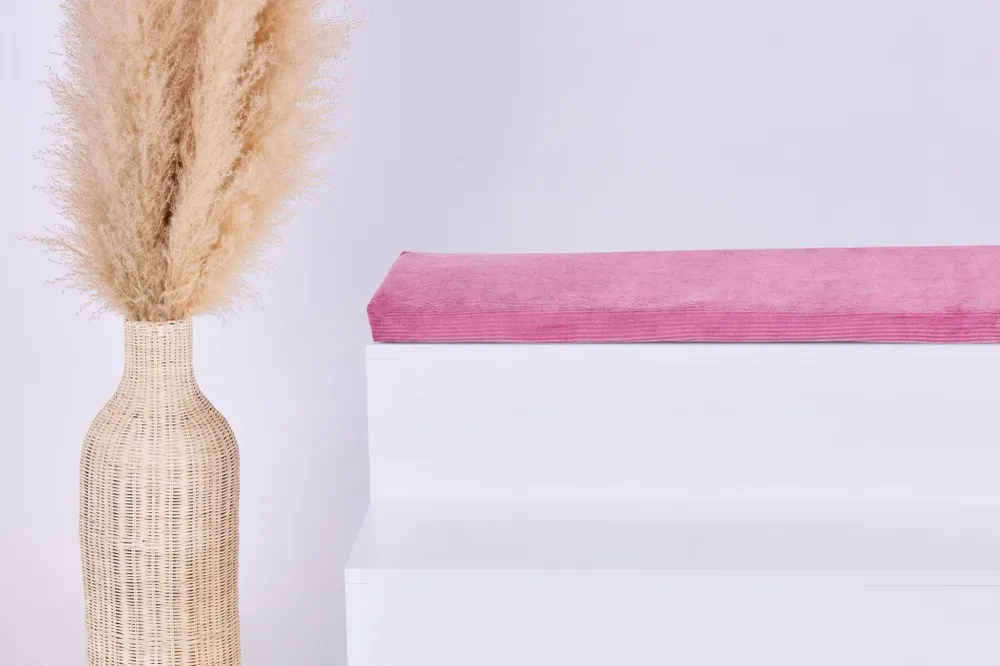 Sædehynde til Ikea STUVA/SMÅSTAD kordfløjl bred kord rosa