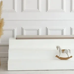 Sædehynde til Ikea STUVA/SMÅSTAD Musselin beige