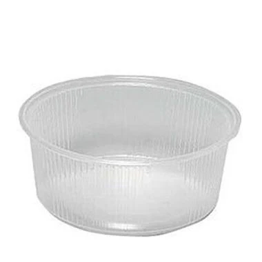 Salatbæger 200 ml – Rundt plastbæger, 100 stk/pk