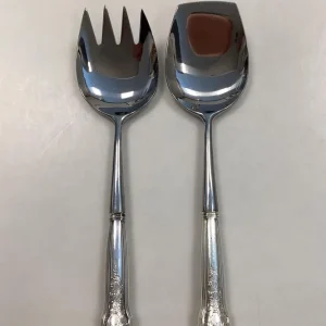 Georg Jensen Rosenborg Sølvplet Salatbestik