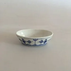 Royal Copenhagen Musselmalet Riflet Ovalt Saltkar No. 2128