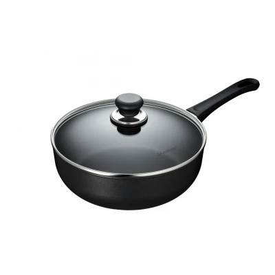 Scanpan vintage Sauteuse m. glaslåg.
