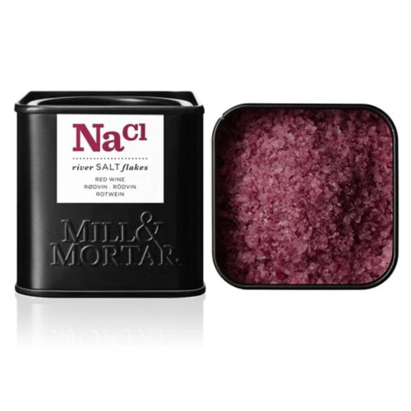 Mill & Mortar - Rødvinssalt i flager - 70 g.
