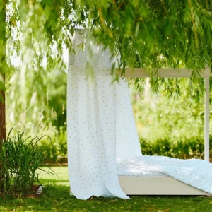 Sengehimmel muslin gule citroner
