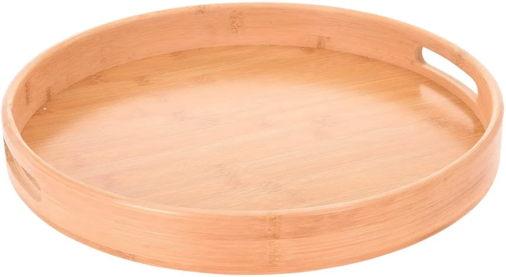 Excellent Houseware - Serveringsbakke - Rund i Bambus Ø40 cm
