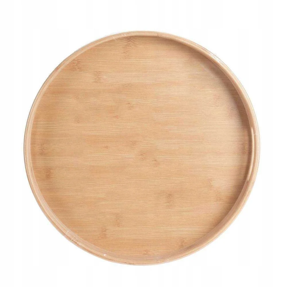 Excellent Houseware - Serveringsbakke - Rund i Bambus Ø40 cm