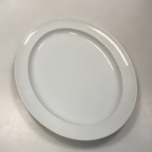 Royal Copenhagen Hvidpot Ovalt Fad No. 6206