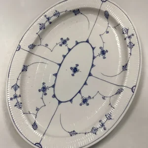 Royal Copenhagen Musselmalet Riflet Antik Fad