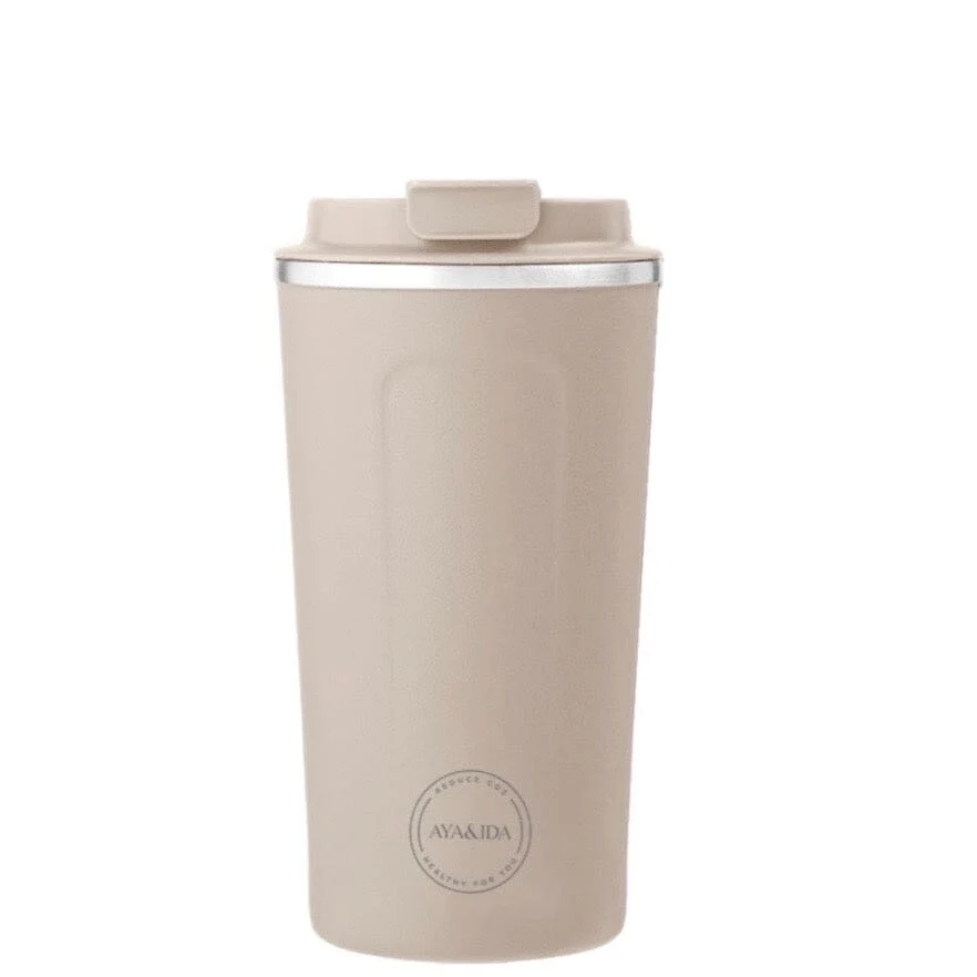 AYA&IDA CUP2GO, Cream Khaki, 500 ml