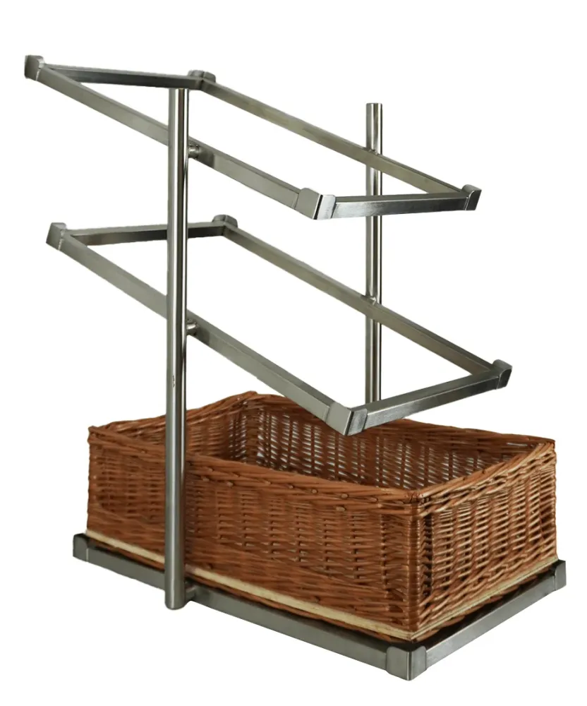 Bread baskets etagere 3 high slim model incl. baskets