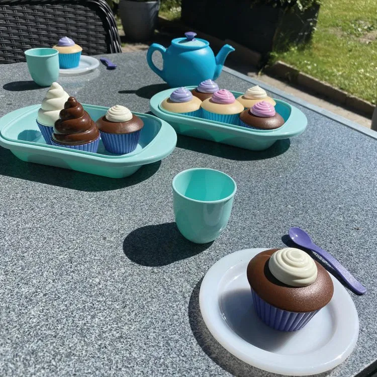 Dantoy Thorbjorn - Cupcake og Te-sæt - 16 dele