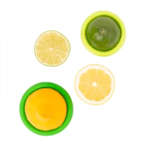 Sæt med to genanvendelige Citrus Savers i silikone fra Food Huggers