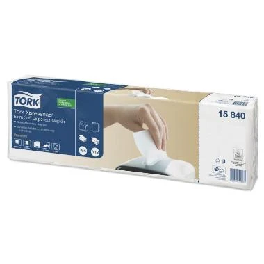 Serviet Tork N4 213x330 mm 2-lag Interfold Hvid,8 pk x 500 stk/krt
