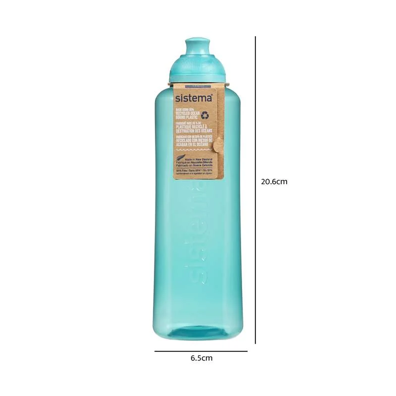 Sistema Ocean Bound Drikkedunk - Swift Squeeze - 480ml - Påfugl Stone