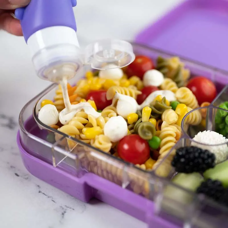 Yumbox Tilbehør - Squeezy Unicorns Dressingflasker - 3 Stk.
