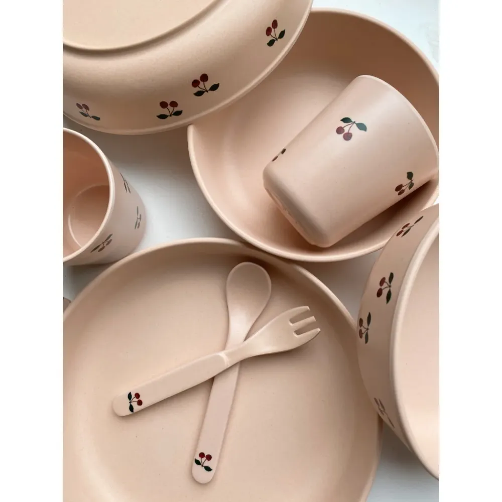 Konges Sløjd Dinner set, 5 dele - Cherry