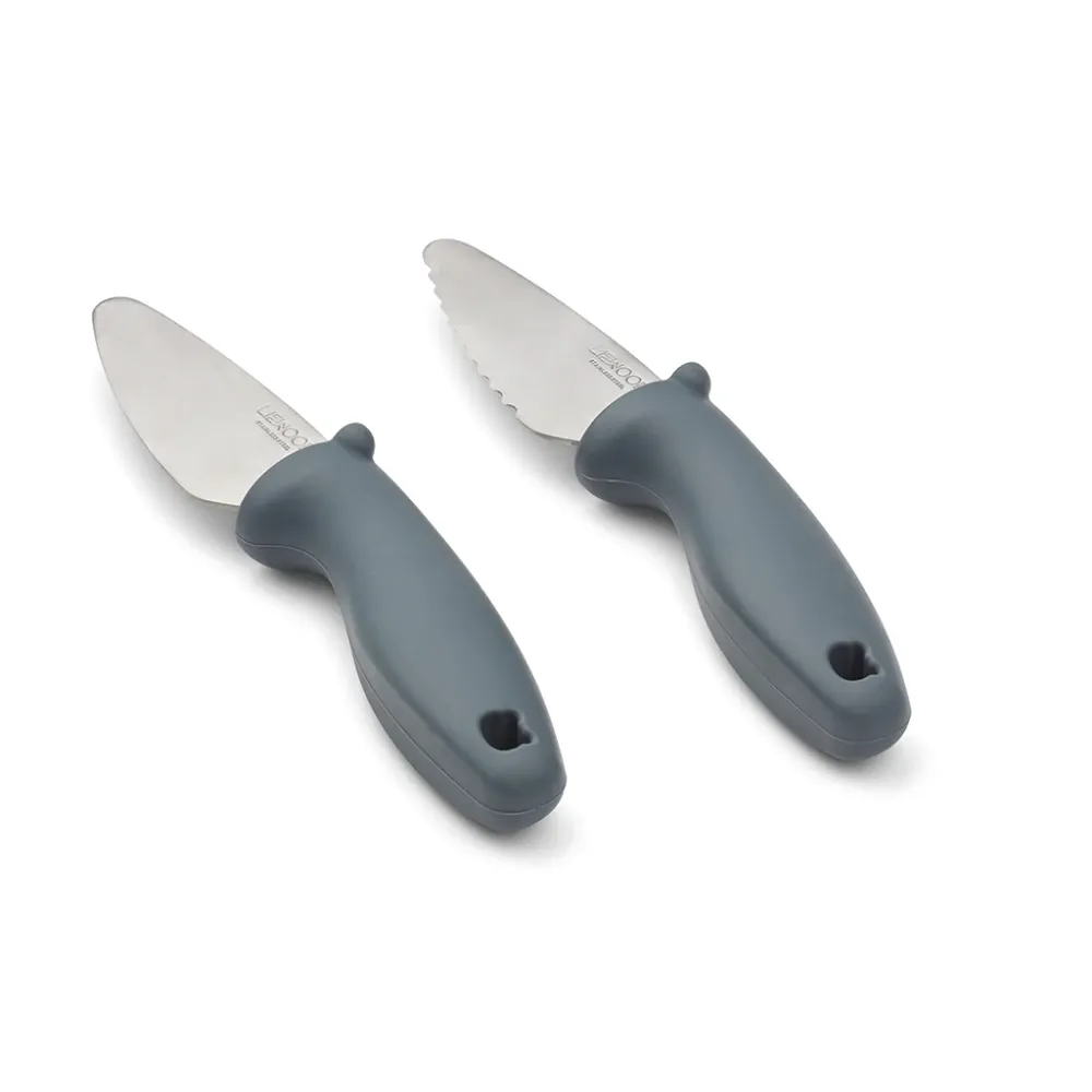 Liewood Perry junior knivsæt, Whale blue