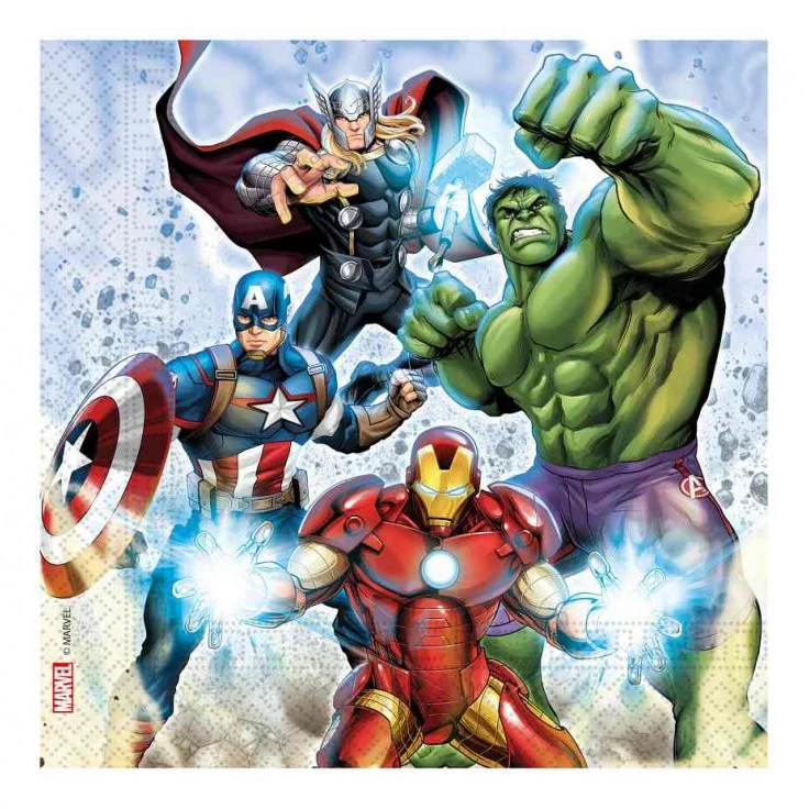 Avengers servietter, 20 stk.