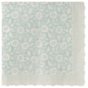 Servietter - Blomster, Mint